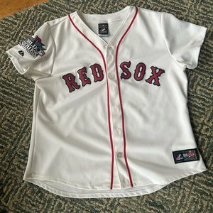 Red Sox Dustin Pedroia 2013 jersey women’s xl